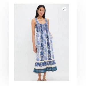 Tuckernuck Blue and White Maxi Dress